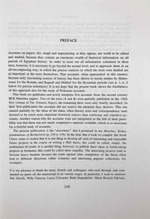 Regaling officials in Ptolemaic Egypt. A dramatic reading of official accounts from the Menches papers.