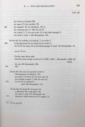 Regaling officials in Ptolemaic Egypt. A dramatic reading of official accounts from the Menches papers.