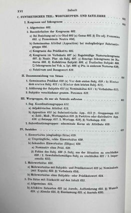 Griechische Grammatik. Zweiter Band: Syntax und syntaktische Stilistik.