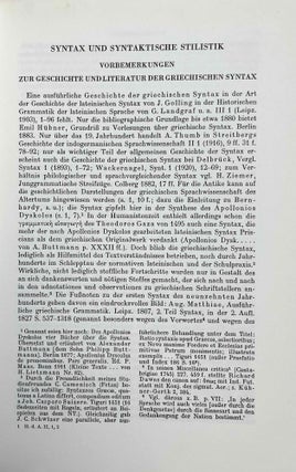 Griechische Grammatik. Zweiter Band: Syntax und syntaktische Stilistik.