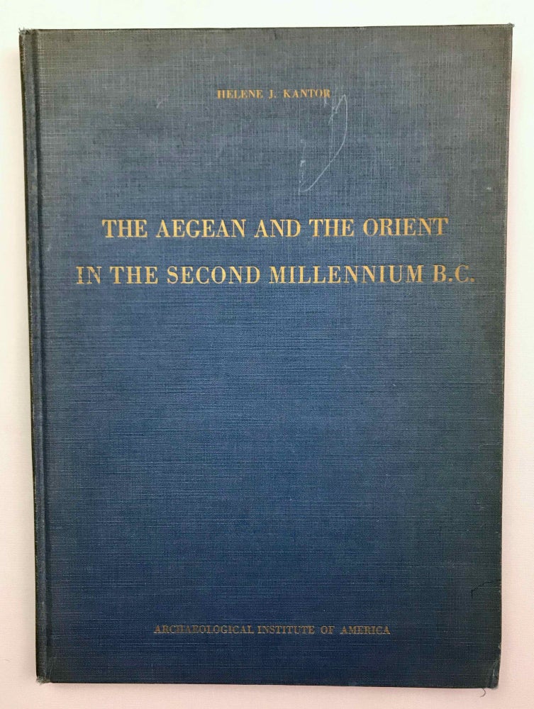 Item #M9221 The Aegean and the Orient in the second millennium B.C. KANTOR Helen J.[newline]M9221-00.jpeg