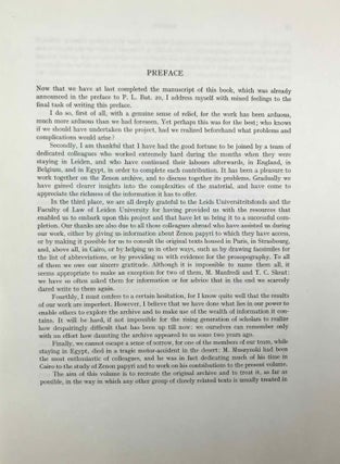 A Guide to the Zenon Archive. A. Chapters I-X: Lists and Surveys. B. Chapters XI-XXI: Indexes and Maps (complete set)