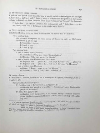 A Guide to the Zenon Archive. A. Chapters I-X: Lists and Surveys. B. Chapters XI-XXI: Indexes and Maps (complete set)