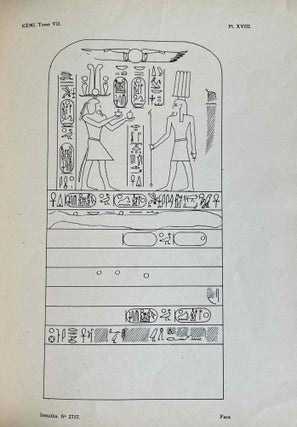 Deux stèles de Ramsès II au Gebel Chalouf (Ismaïlia Nos 2757 et 2758)