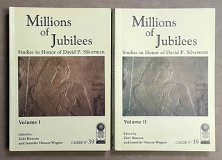 Item #M9257a Millions of jubilees. Studies in honor of David P. Silverman. Vol. 1 & 2 (complete...[newline]M9257a-00.jpeg