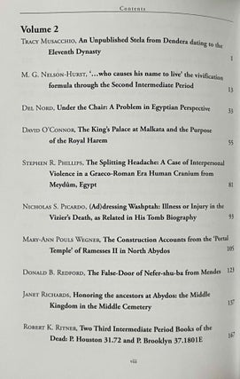 Millions of jubilees. Studies in honor of David P. Silverman. Vol. 1 & 2 (complete set)[newline]M9257a-06.jpeg