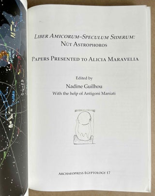 Liber amicorum - speculum siderum: Nut astrophoros: papers presented to Alicia Maravelia[newline]M9265-02.jpeg