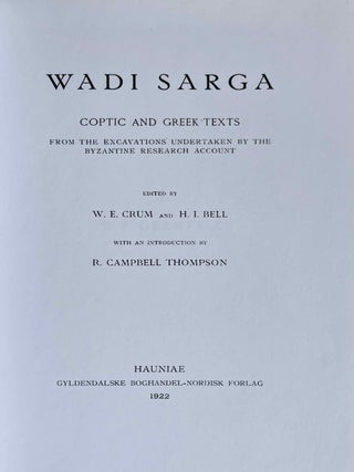 Wadi Sarga. Coptic and Greek texts.[newline]M9269-03.jpeg
