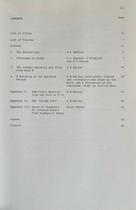 British Museum Expedition to Middle Egypt. Ashmunein (1983).