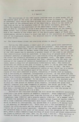 British Museum Expedition to Middle Egypt. Ashmunein (1983).
