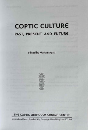Coptic Culture: Past, Present and Future[newline]M9275-01.jpeg