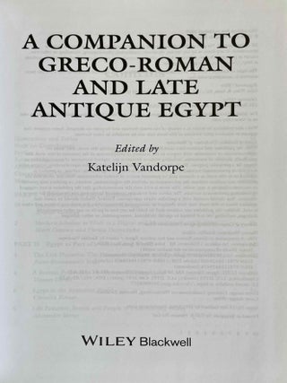 A Companion to Greco-Roman and Late Antique Egypt[newline]M9280-01.jpeg