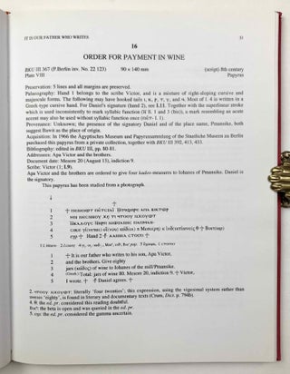 It is our father who writes: orders from the monastery of Apollo at Bawit