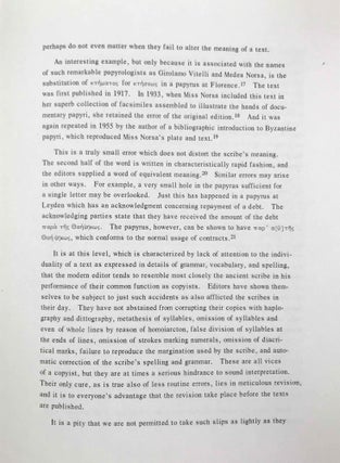The textual criticism of documentary papyri. Prolegomena.[newline]M9293-06.jpeg