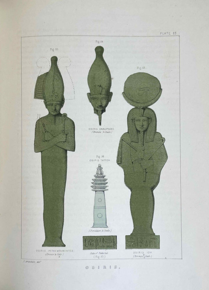 Item #M9295 The Gallery of Antiquities. Selected from the British Museum. Part I: Egyptian Art, Mythological Illustrations. Part II: Egyptian Art, Historical Illustrations (complete set). BIRCH Samuel - ARUNDALE Francis - BONOMI Joseph.[newline]M9295-00.jpeg