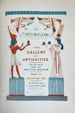The Gallery of Antiquities. Selected from the British Museum. Part I: Egyptian Art, Mythological Illustrations. Part II: Egyptian Art, Historical Illustrations (complete set)[newline]M9295-08.jpeg