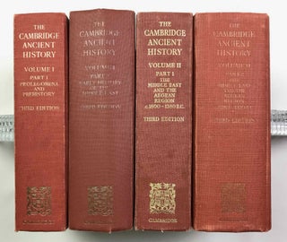 Item #M9299 The Cambridge Ancient History. Vol. I,1: Prolegomena and Prehistory. Vol. I,2: Early...[newline]M9299-00.jpeg