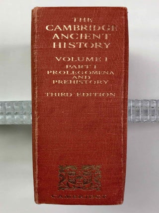 The Cambridge Ancient History. Vol. I,1: Prolegomena and Prehistory. Vol. I,2: Early history of the Middle East. Vol. II,1: The Middle East and the Aegean Region c. 1800-1380 B.C. Vol. II,2: History of the Middle East and the Aegean Region (1380-1000 B.C.). 4 volumes.[newline]M9299-01.jpeg