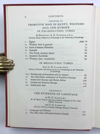 The Cambridge Ancient History. Vol. I,1: Prolegomena and Prehistory. Vol. I,2: Early history of the Middle East. Vol. II,1: The Middle East and the Aegean Region c. 1800-1380 B.C. Vol. II,2: History of the Middle East and the Aegean Region (1380-1000 B.C.). 4 volumes.[newline]M9299-05.jpeg