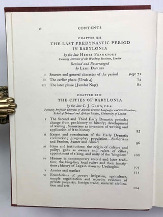 The Cambridge Ancient History. Vol. I,1: Prolegomena and Prehistory. Vol. I,2: Early history of the Middle East. Vol. II,1: The Middle East and the Aegean Region c. 1800-1380 B.C. Vol. II,2: History of the Middle East and the Aegean Region (1380-1000 B.C.). 4 volumes.[newline]M9299-22.jpeg