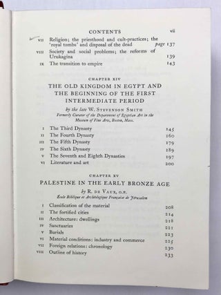 The Cambridge Ancient History. Vol. I,1: Prolegomena and Prehistory. Vol. I,2: Early history of the Middle East. Vol. II,1: The Middle East and the Aegean Region c. 1800-1380 B.C. Vol. II,2: History of the Middle East and the Aegean Region (1380-1000 B.C.). 4 volumes.[newline]M9299-23.jpeg
