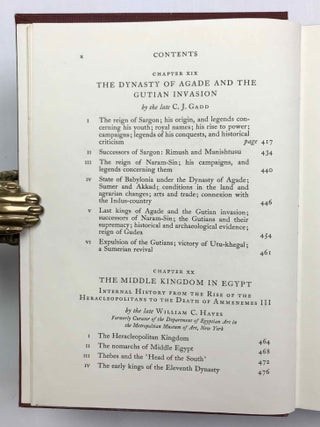 The Cambridge Ancient History. Vol. I,1: Prolegomena and Prehistory. Vol. I,2: Early history of the Middle East. Vol. II,1: The Middle East and the Aegean Region c. 1800-1380 B.C. Vol. II,2: History of the Middle East and the Aegean Region (1380-1000 B.C.). 4 volumes.[newline]M9299-26.jpeg