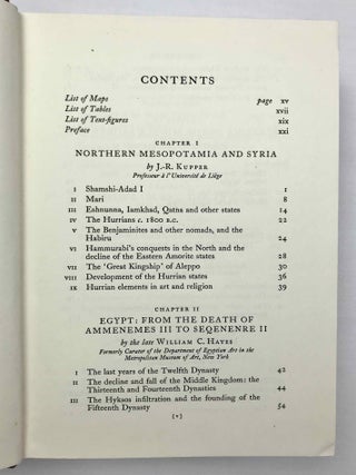 The Cambridge Ancient History. Vol. I,1: Prolegomena and Prehistory. Vol. I,2: Early history of the Middle East. Vol. II,1: The Middle East and the Aegean Region c. 1800-1380 B.C. Vol. II,2: History of the Middle East and the Aegean Region (1380-1000 B.C.). 4 volumes.[newline]M9299-42.jpeg