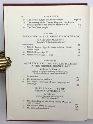 The Cambridge Ancient History. Vol. I,1: Prolegomena and Prehistory. Vol. I,2: Early history of the Middle East. Vol. II,1: The Middle East and the Aegean Region c. 1800-1380 B.C. Vol. II,2: History of the Middle East and the Aegean Region (1380-1000 B.C.). 4 volumes.[newline]M9299-43.jpeg