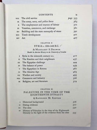 The Cambridge Ancient History. Vol. I,1: Prolegomena and Prehistory. Vol. I,2: Early history of the Middle East. Vol. II,1: The Middle East and the Aegean Region c. 1800-1380 B.C. Vol. II,2: History of the Middle East and the Aegean Region (1380-1000 B.C.). 4 volumes.[newline]M9299-46.jpeg