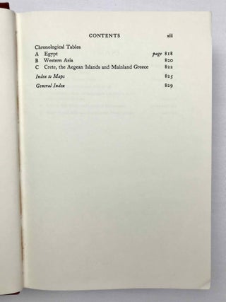 The Cambridge Ancient History. Vol. I,1: Prolegomena and Prehistory. Vol. I,2: Early history of the Middle East. Vol. II,1: The Middle East and the Aegean Region c. 1800-1380 B.C. Vol. II,2: History of the Middle East and the Aegean Region (1380-1000 B.C.). 4 volumes.[newline]M9299-50.jpeg