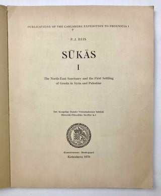 Sukas 1: The north-east sanctuary and the first settling of Greeks in Syria and Palestine[newline]M9305-01.jpeg