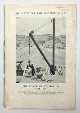 Item #M9309 MMA (Metropolitan Museum of Art) Egyptian Expedition bulletin 1927-1928. AAE -...[newline]M9309-00.jpeg