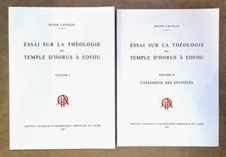 Item #M9313 Essai sur la théologie du temple d'Horus à Edfou. Tomes I & II (complete set)....[newline]M9313-00.jpeg