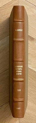 Item #M9313e Essai sur la théologie du temple d'Horus à Edfou. Tomes I & II (complete...
