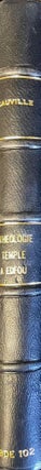 Item #M9313u Essai sur la théologie du temple d'Horus à Edfou. Tomes I & II (complete...