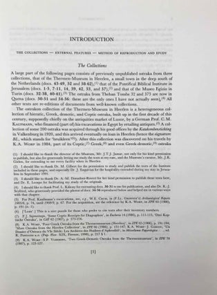 Ostraka Varia. Tax receipts and legal documents on Demotic, Greek and Greek-Demotic ostraka, chiefly of the early Ptolemaic period, from various collections.
