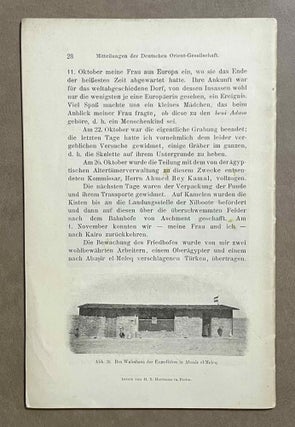 Ausgrabungen der Deutschen Orient-Gesellschaft auf dem vorgeschichtlichen Friedhofe bei Abusir el-Meleq im Sommer 1905[newline]M9325-05.jpeg
