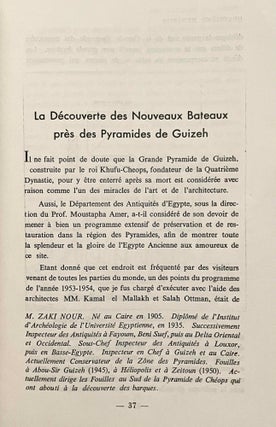 Revue du Caire, vol. XXXIII, No. 175. Numéro spécial: Les grandes découvertes archéologiques de 1954.[newline]M9326a-11.jpeg