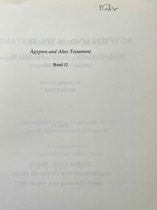 Form und Mass. Beiträge zur Literatur, Sprache und Kunst des alten Ägypten. Festschrift für Gerhard Fecht zum 65. Geburtstag am 06. Februar 1987.