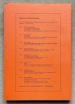 Form und Mass. Beiträge zur Literatur, Sprache und Kunst des alten Ägypten. Festschrift für Gerhard Fecht zum 65. Geburtstag am 06. Februar 1987.