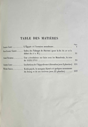 Annales islamologiques. Tome VI (1966)[newline]M9332-03.jpeg