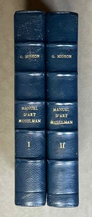 Item #M9334 Manuel d'art musulman. Arts plastiques et industriels. Vol. I: Peinture et miniature,...[newline]M9334-00.jpeg