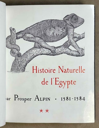 Histoire naturelle de l'Egypte. 1581-1584. 2 volumes (complete set)[newline]M9336-06.jpeg