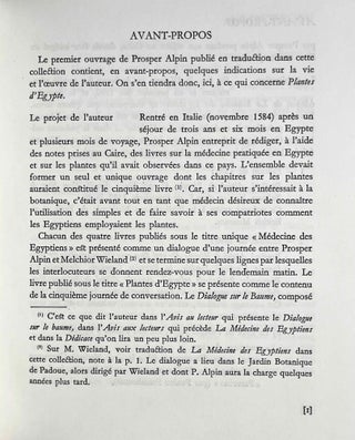 Plantes d'Egypte. 1581-1584.