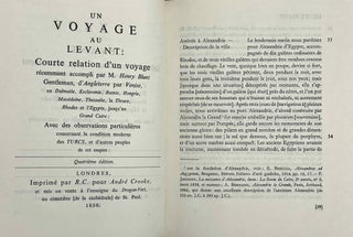 Voyages en Egypte des années 1634, 1635 & 1636