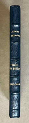 Item #M9343 Voyage en Egypte de Gabriel Brémond. 1643-1645. BREMOND Gabriel