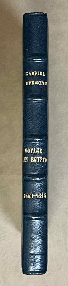 Item #M9343 Voyage en Egypte de Gabriel Brémond. 1643-1645. BREMOND Gabriel.[newline]M9343-00.jpeg