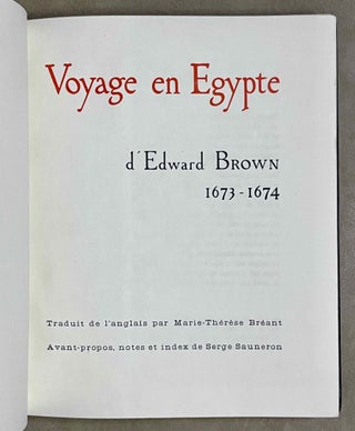 Voyage en Egypte d'Edward Brown. 1673-1674.[newline]M9344-03.jpeg