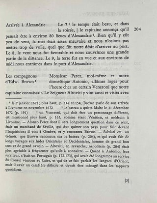 Voyage en Egypte d'Edward Brown. 1673-1674.