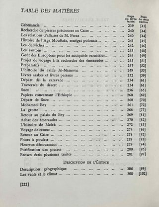 Voyage en Egypte d'Edward Brown. 1673-1674.